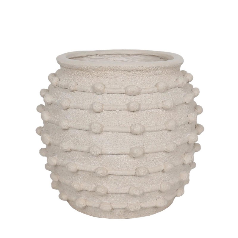 NISYROS ΓΛΑΣΤΡΑ 37x37x37cm MgO ΜΠΕΖ