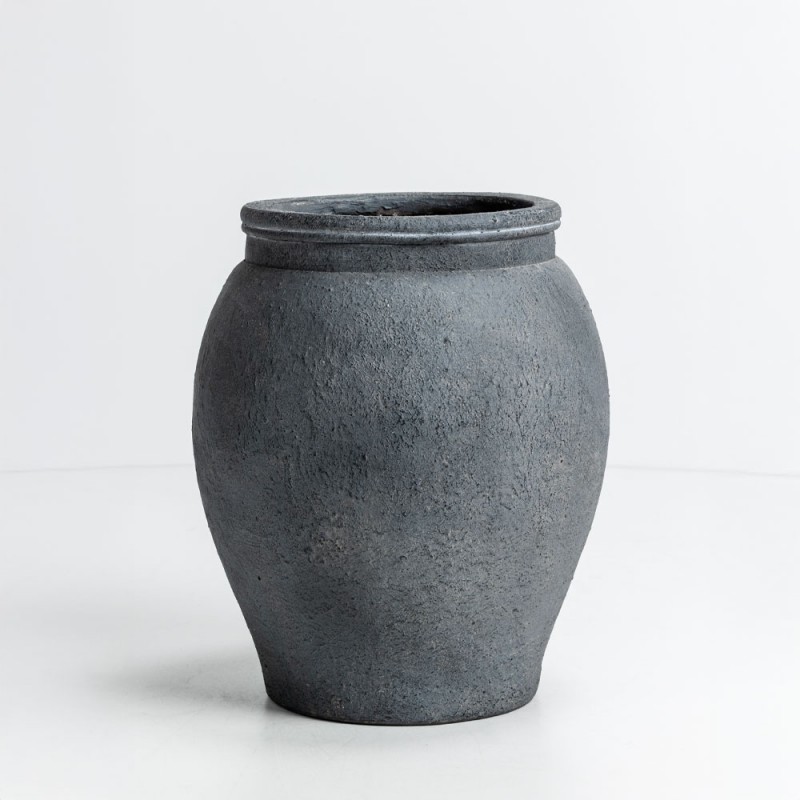 VESUVIUS ΓΛΑΣΤΡΑ 30x30x37cm MgO ΓΚΡΙ