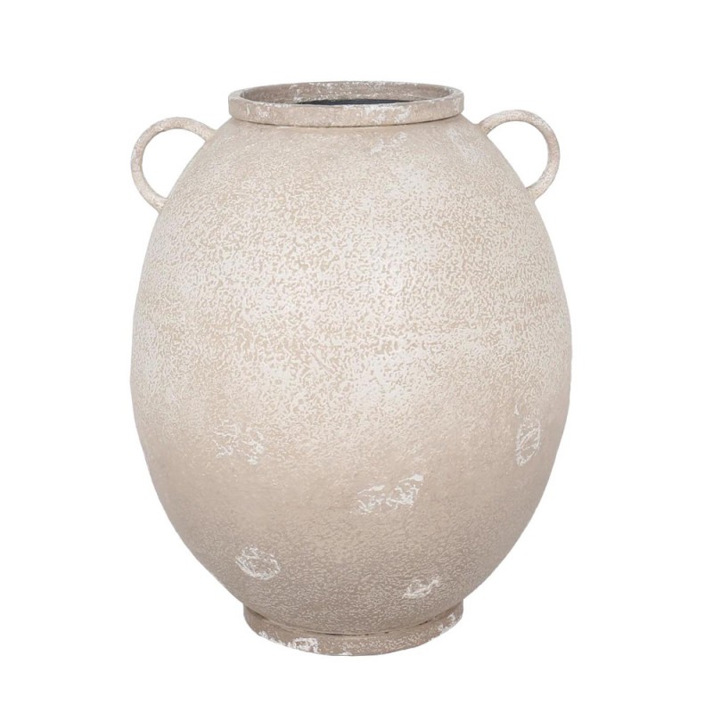 HYDRA ΒΑΖΟ 31x31x39cm ΜΕΤΑΛΛΟ ΜΠΕΖ