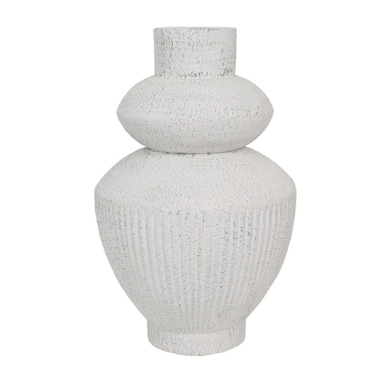 PARIS ΒΑΖΟ 29x29x46cm MgO ΛΕΥΚΟ ΓΚΡΙ