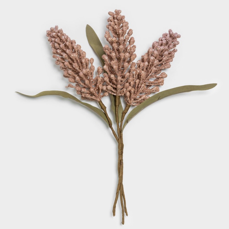 AROMA BLISS ΛΟΥΛΟΥΔΙ ΤΕΧΝΗΤΟ 33cm FOAM ΡΟΖ ΠΡΑΣΙΝΟ PVC