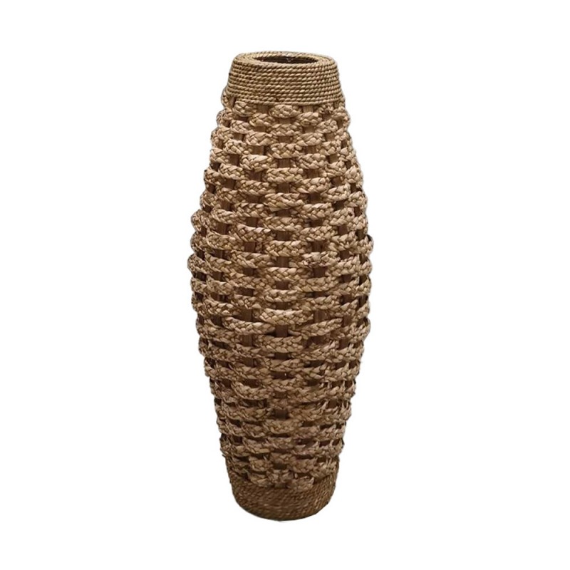 MARINA ΒΑΖΟ 25x25x62cm ΞΥΛΟ ΕΛΑΤΟΥ ΦΥΣΙΚΟ GRASS