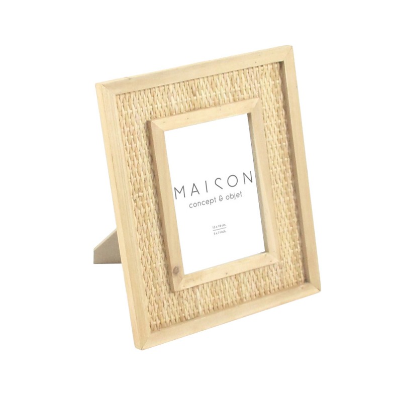 KAMIRA S ΚΟΡΝΙΖΑ 25x2x30cm RATTAN ΦΥΣΙΚΟ ΓΥΑΛΙ