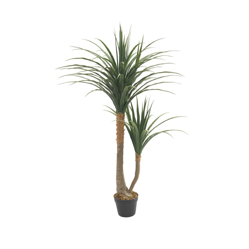 YUCCA ΔΕΝΤΡΟ ΤΕΧΝΗΤΟ ΣΕ ΓΛΑΣΤΡΑ 120cm PE ΠΡΑΣΙΝΟ
