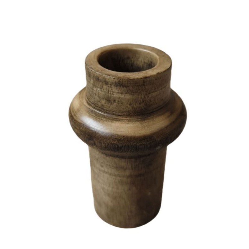 CEDAR ΒΑΖΟ 15x15x20cm ΞΥΛΟ ΚΑΦΕ