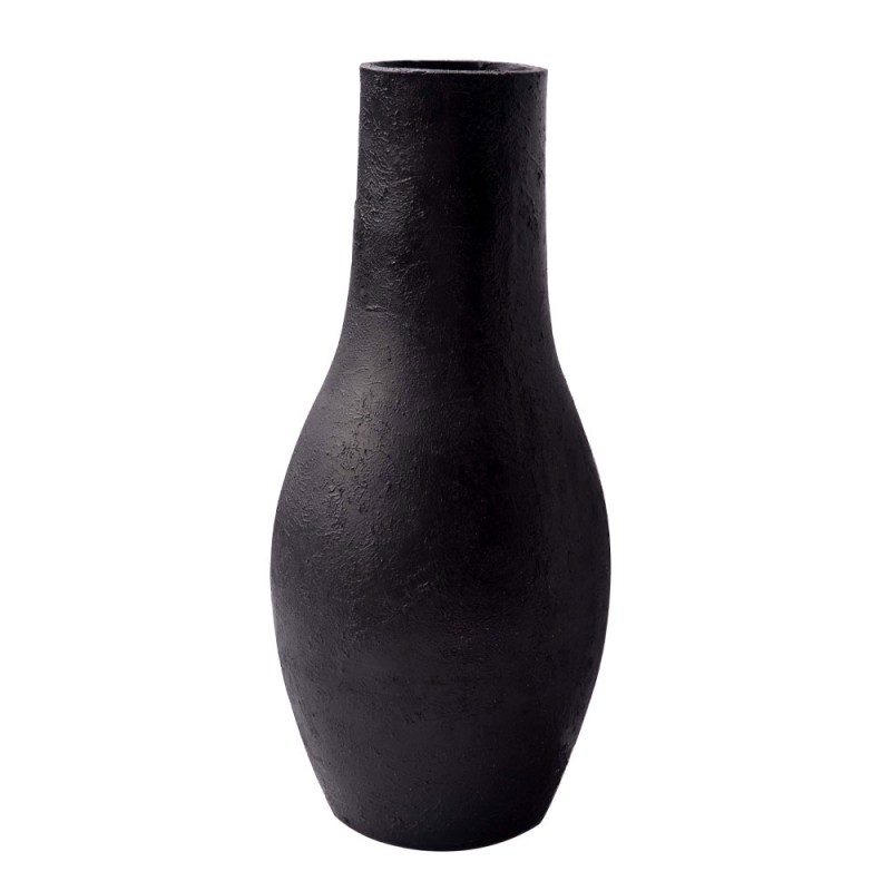 AMBROS ΒΑΖΟ 32x32x70cm MgO ΜΑΥΡΟ