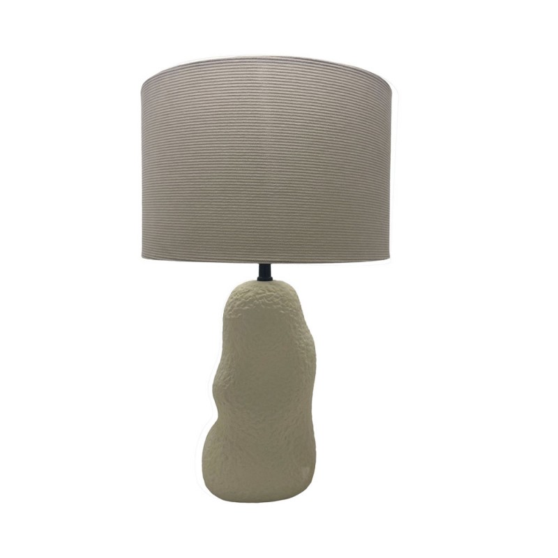 SANG ΦΩΤΙΣΤΙΚΟ ΕΠΙΤΡΑΠΕΖΙΟ 16x11x52cm ΚΕΡΑΜΙΚΟ ΜΠΕΖ ΒΕΛΟΥΔΟ ΜΠΕΖ