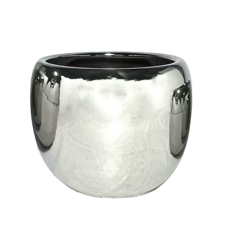 ARGENTO ΒΑΖΟ 28x28x24cm ΚΕΡΑΜΙΚΟ ΑΣΗΜΙ