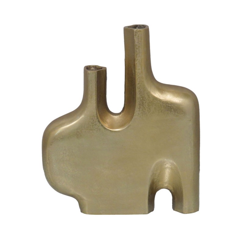 BRONTIE ΒΑΖΟ 30x7x36cm ΑΛΟΥΜΙΝΙΟ ΧΡΥΣΟ