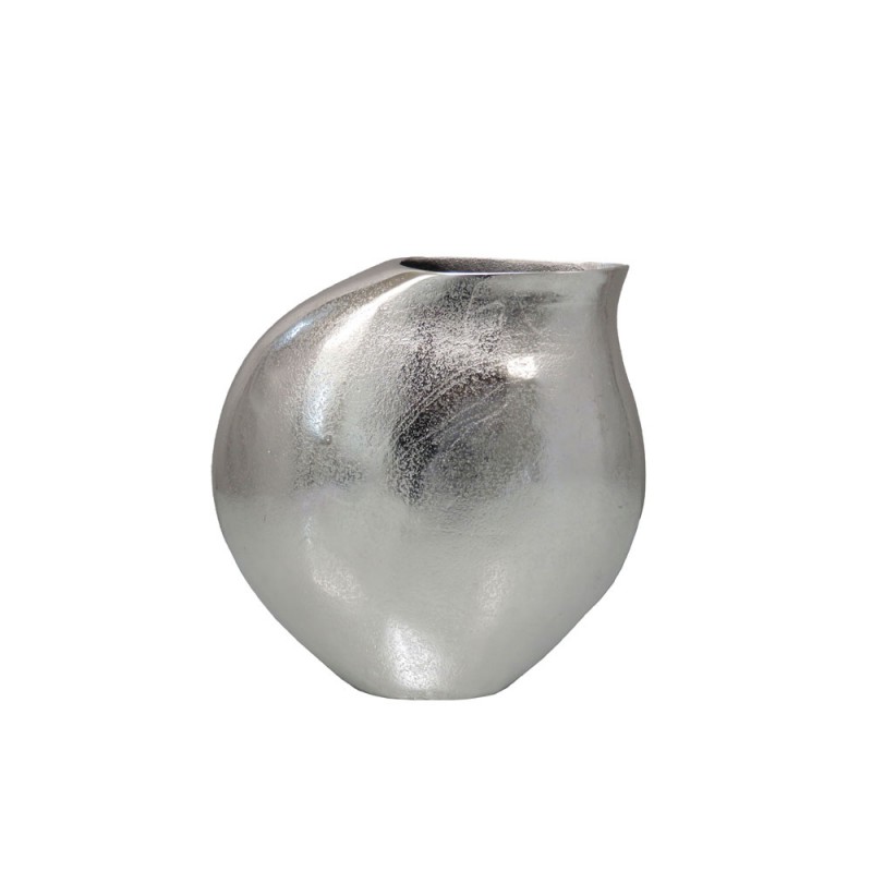 BRONTIE ΒΑΖΟ 30x13x29cm ΑΛΟΥΜΙΝΙΟ ΑΣΗΜΙ