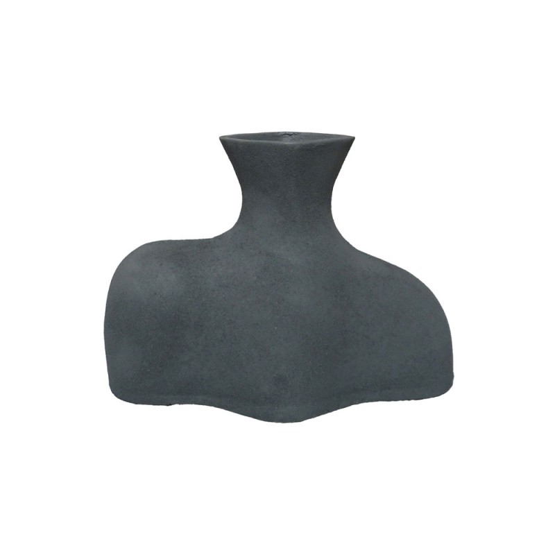 DANEET ΒΑΖΟ 31x17x22cm ΑΛΟΥΜΙΝΙΟ ΓΚΡΙ