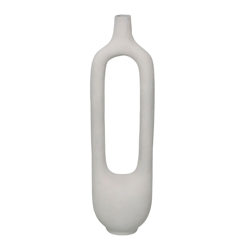 FINTON ΒΑΖΟ 17x14x62cm ΑΛΟΥΜΙΝΙΟ ΛΕΥΚΟ