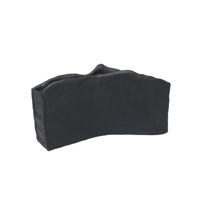 GRANTAS ΒΑΖΟ 42x14x23cm ΑΛΟΥΜΙΝΙΟ ΜΑΥΡΟ