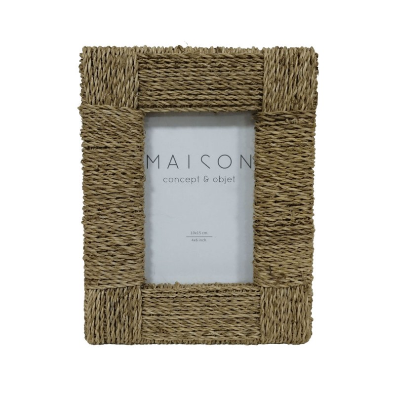 ZIBU ΚΟΡΝΙΖΑ 23x18x3cm SEAGRASS ΦΥΣΙΚΟ ΓΥΑΛΙ