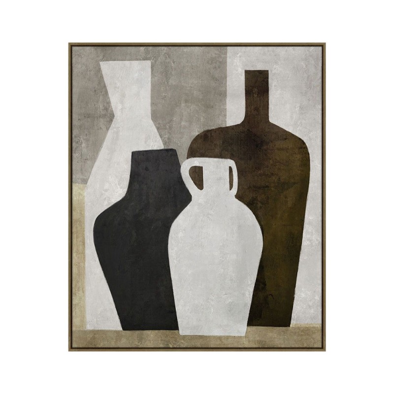 CROCKS ΠΙΝΑΚΑΣ ΔΙΑΚΟΣΜΗΤΙΚΟΣ ΜΕ ΚΟΡΝΙΖΑ 100x120x4cm ΚΑΜΒΑΣ ΠΟΛΥΧΡΩΜΟ ΓΚΡΙ ΞΥΛΟ ΦΥΣΙΚΟ