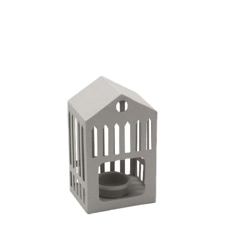 CASA ΧΡΙΣΤΟΥΓΕΝΝΙΑΤΙΚΟ ΔΙΑΚΟΣΜΗΤΙΚΟ ΡΕΣΩ 9x7.4x15cm ΜΕΤΑΛΛΟ ΛΕΥΚΟ