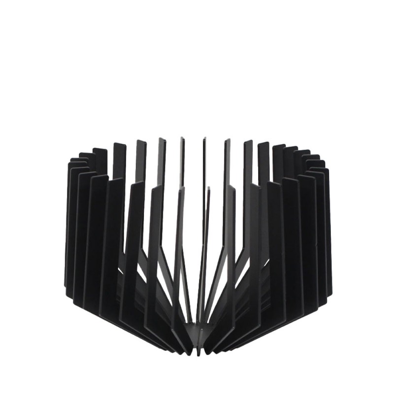 ALONE ΔΙΑΚΟΣΜΗΤΙΚΟ ΜΠΩΛ 27x27x12.5cm ΜΕΤΑΛΛΟ ΜΑΥΡΟ ΜΑΤ