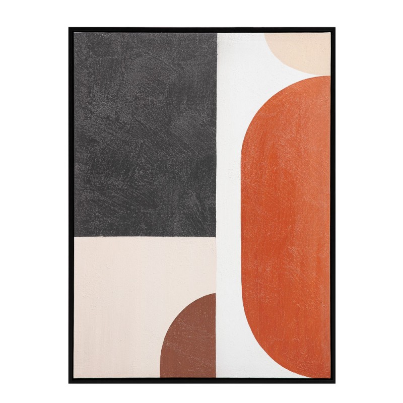 VARME A ΠΙΝΑΚΑΣ ΔΙΑΚΟΣΜΗΤΙΚΟΣ ΜΕ ΚΟΡΝΙΖΑ 60x80x4cm ΚΑΜΒΑΣ ΠΟΛΥΧΡΩΜΟ ΞΥΛΟ ΜΑΥΡΟ