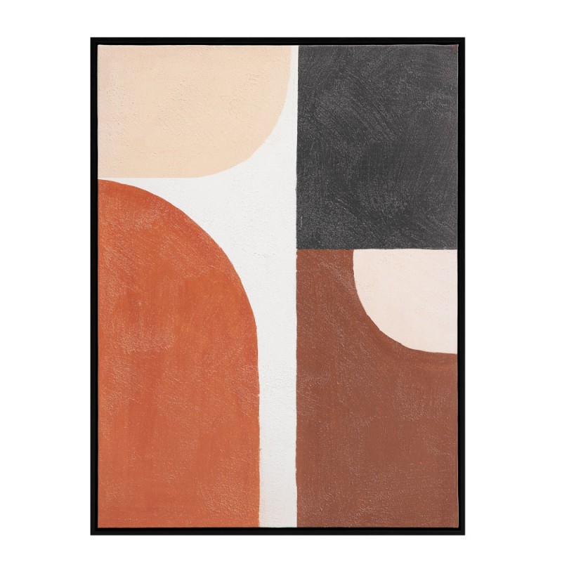 VARME B ΠΙΝΑΚΑΣ ΔΙΑΚΟΣΜΗΤΙΚΟΣ ΜΕ ΚΟΡΝΙΖΑ 60x80x4cm ΚΑΜΒΑΣ ΠΟΛΥΧΡΩΜΟ ΞΥΛΟ ΜΑΥΡΟ