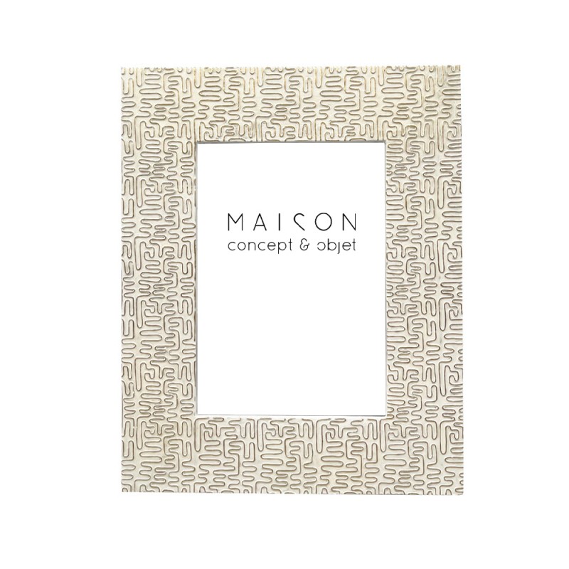 OPUS L ΚΟΡΝΙΖΑ 21x1.8x26cm POLYRESIN OFF WHITE ΓΥΑΛΙ