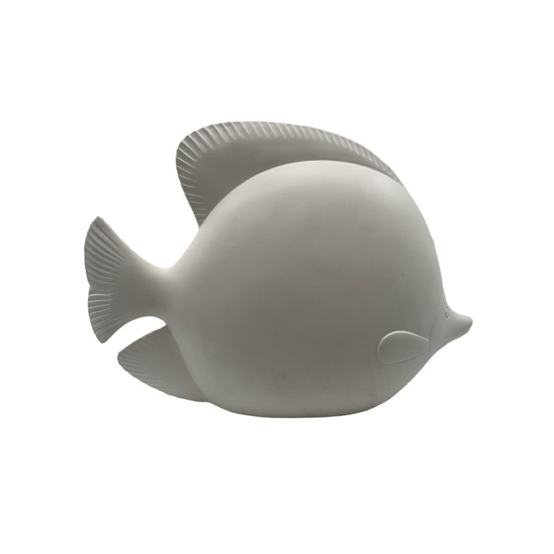 FLUX S ΔΙΑΚΟΣΜΗΤΙΚΟ ΨΑΡΙ 26x9x22cm POLYRESIN ΑΣΠΡΟ