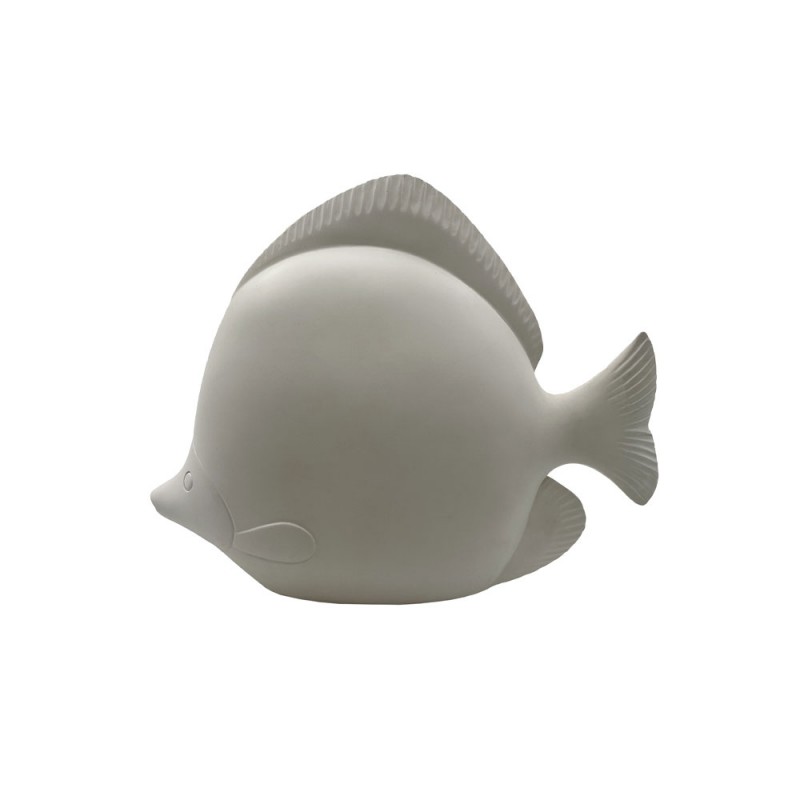 FLUX L ΔΙΑΚΟΣΜΗΤΙΚΟ ΨΑΡΙ 35x11x26cm POLYRESIN ΑΣΠΡΟ