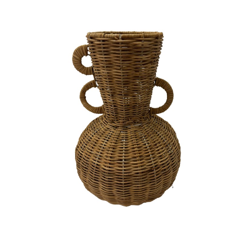 ARUNDO ΒΑΖΟ 26x26x36cm RATTAN ΦΥΣΙΚΟ ΦΥΣΙΚΟ