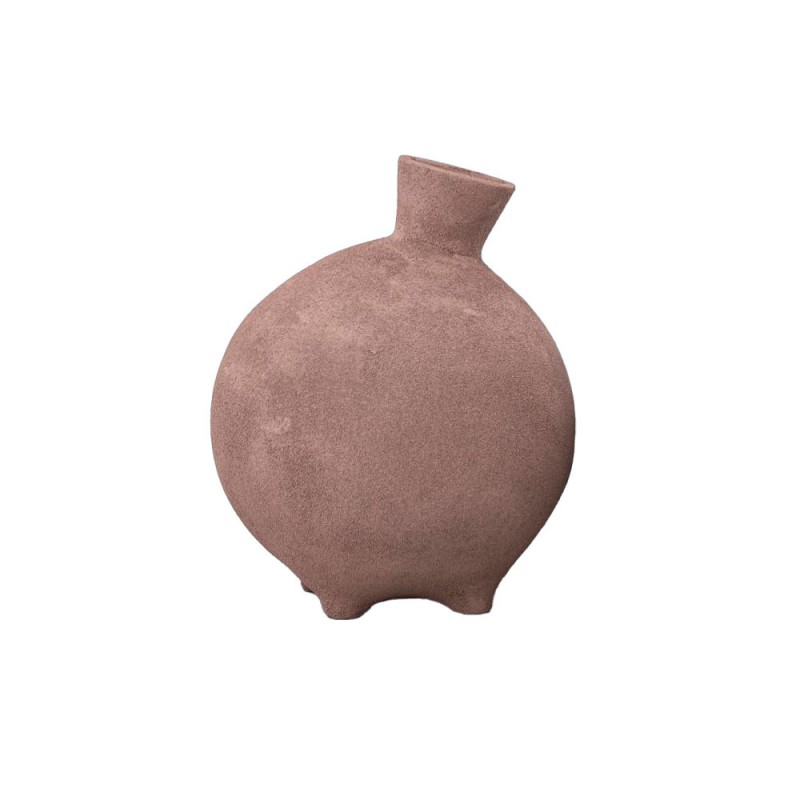 GRECO ΒΑΖΟ 26x26x31cm ΑΛΟΥΜΙΝΙΟ TERRACOTTA