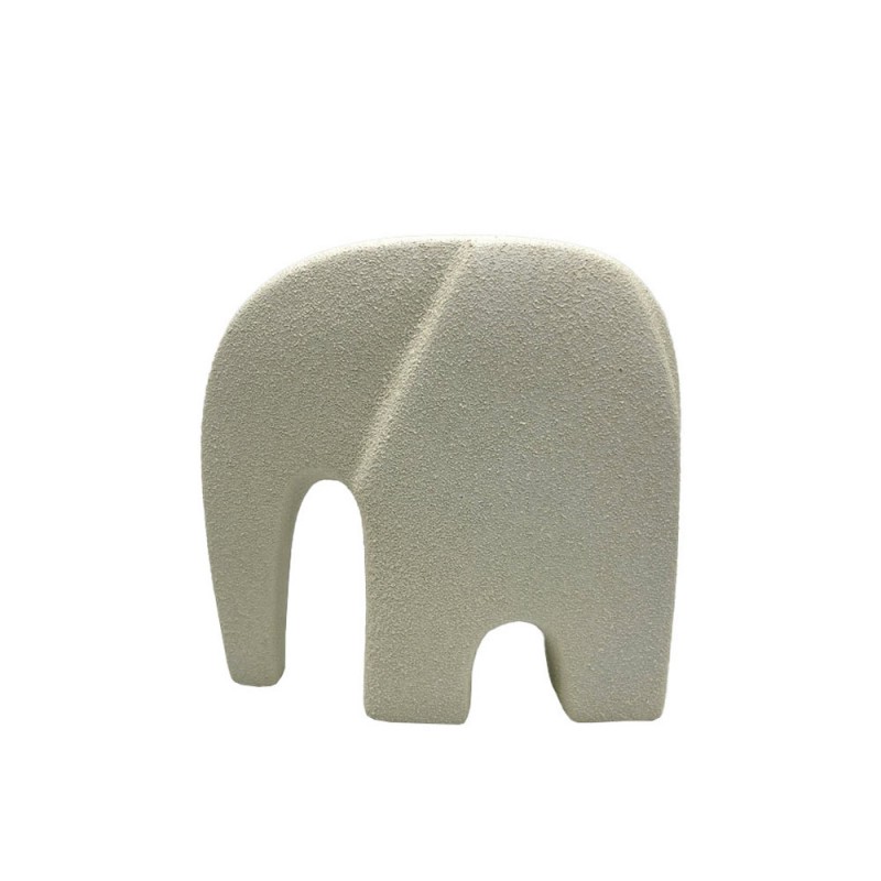 IVORY ΔΙΑΚΟΣΜΗΤΙΚΟ ΕΛΕΦΑΝΤΑΣ 21x8.6x19.8cm POLYRESIN ΑΣΠΡΟ
