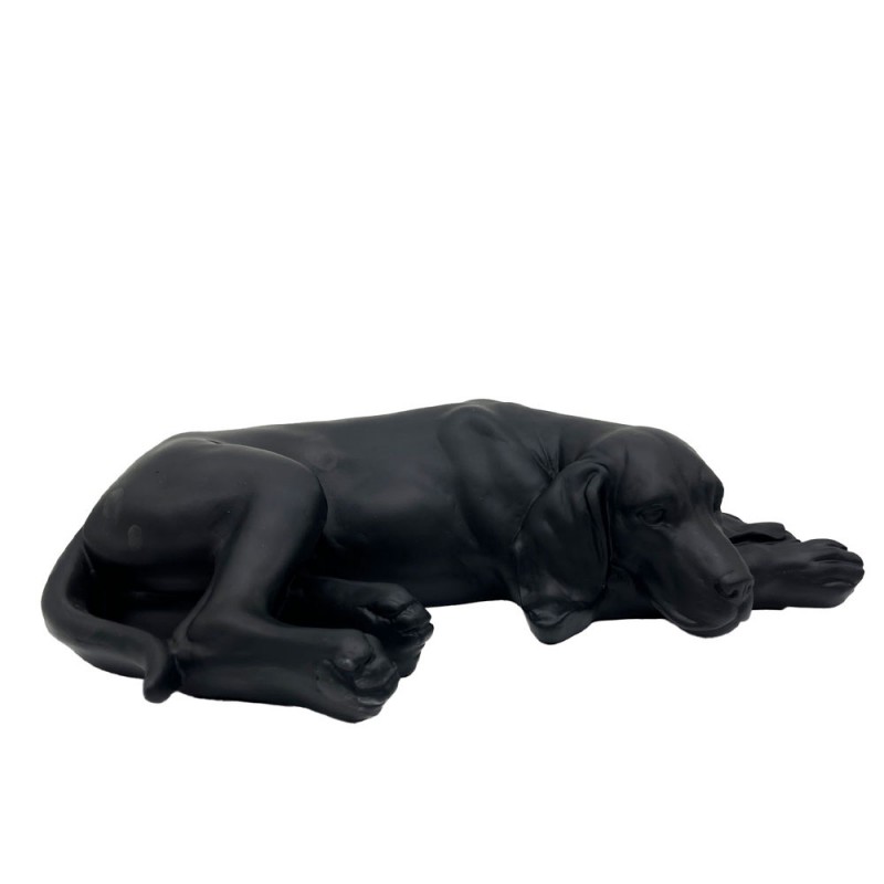 BULDON ΔΙΑΚΟΣΜΗΤΙΚΟ ΣΚΥΛΟΣ 39.5x22.5x10.5cm POLYRESIN ΜΑΥΡΟ