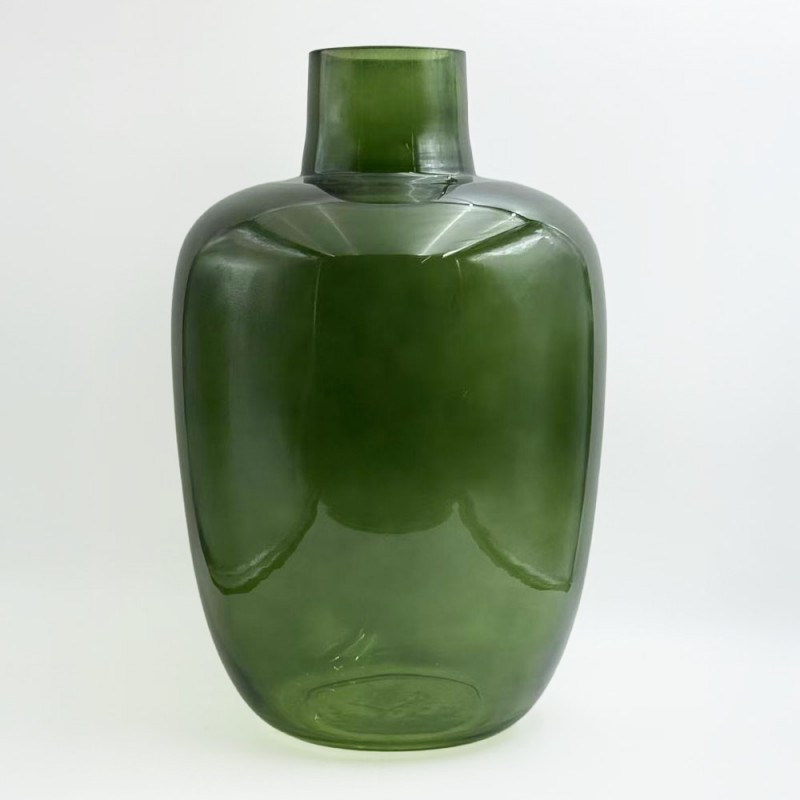 VIDRIO ΒΑΖΟ 25x25x38cm ΓΥΑΛΙ ΠΡΑΣΙΝΟ