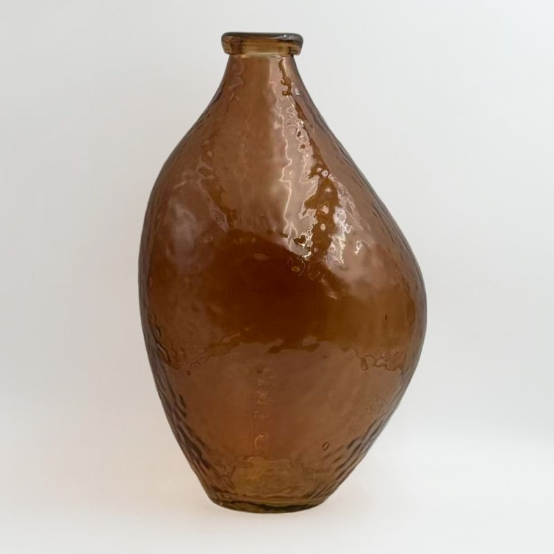 SPICE ΒΑΖΟ 22x22x35.5cm ΓΥΑΛΙ CARAMEL