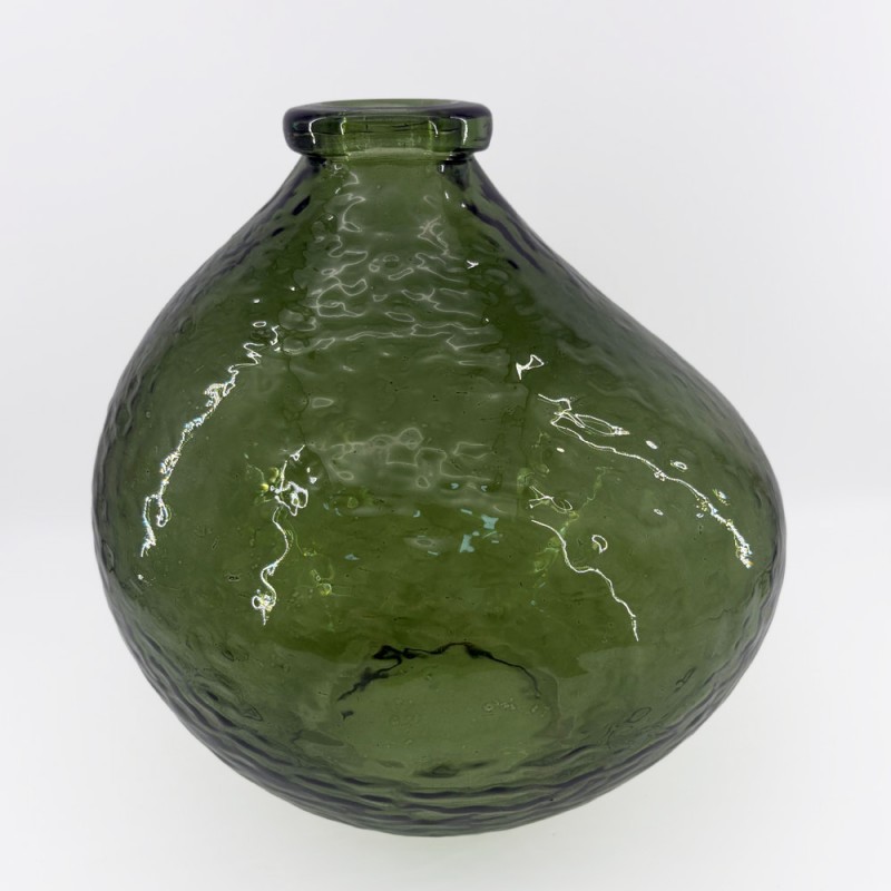 BOCAL ΒΑΖΟ 25x25x25cm ΓΥΑΛΙ ΠΡΑΣΙΝΟ