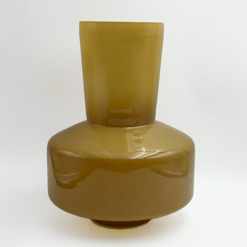 OPAC ΒΑΖΟ 20x20x25cm ΓΥΑΛΙ LIME