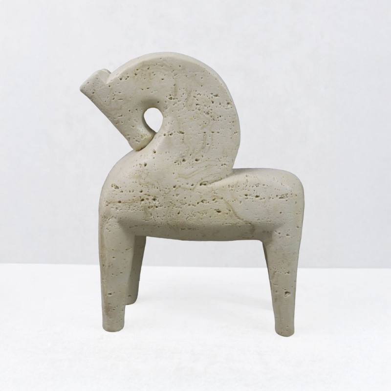 ARCHON II ΔΙΑΚΟΣΜΗΤΙΚΟ ΑΛΟΓΟ 17x7.5x22cm RESIN ΜΠΕΖ