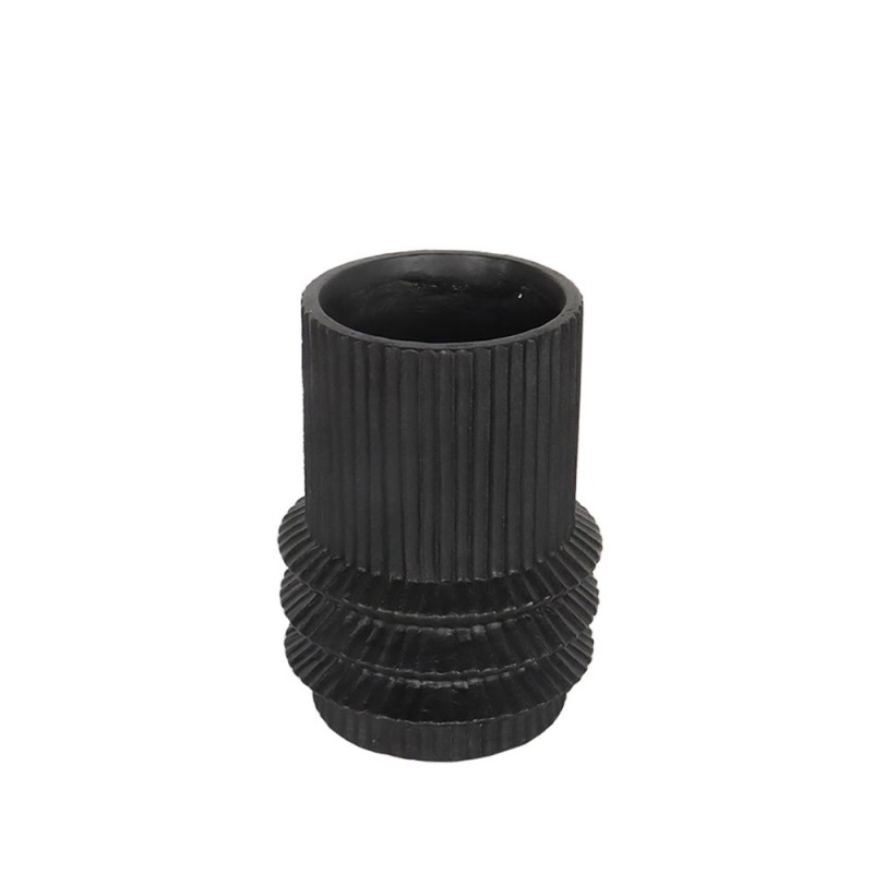 HELIX ΒΑΖΟ 25x25x34.5cm MgO ΜΑΥΡΟ