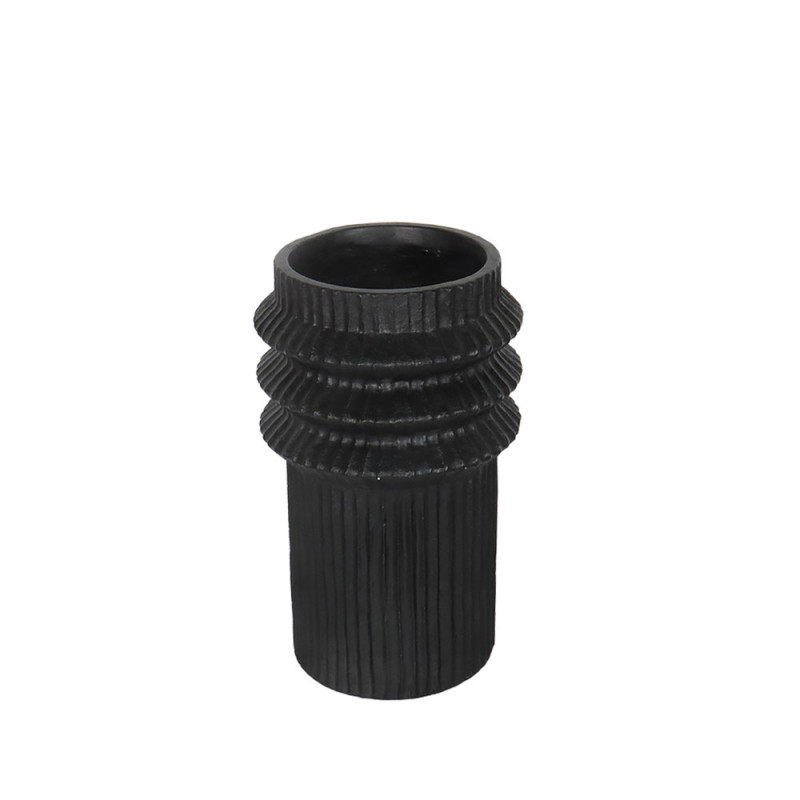 HELIX ΒΑΖΟ 25.5x25.5x42.5cm MgO ΜΑΥΡΟ