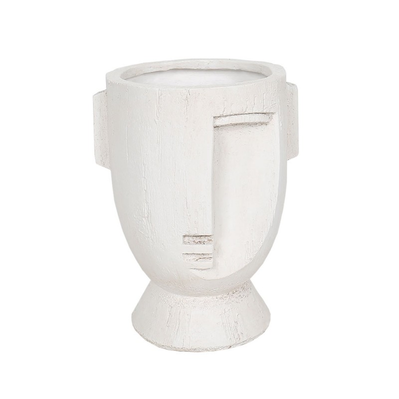 MUSE ΒΑΖΟ 27x23.5x34.5cm MgO ΑΣΠΡΟ