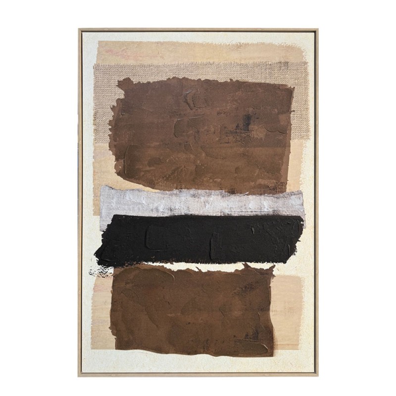 CRADLE ΠΙΝΑΚΑΣ ΔΙΑΚΟΣΜΗΤΙΚΟΣ ΜΕ ΚΟΡΝΙΖΑ 82.6x4.3x122.6cm ΚΑΜΒΑΣ ΜΠΕΖ ΚΑΦΕ ΜΑΥΡΟ ΓΚΡΙ PS