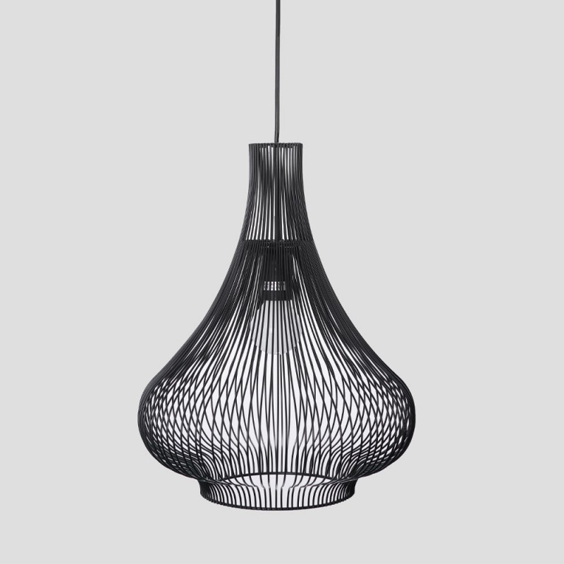 LUMEN ΦΩΤΙΣΤΙΚΟ ΟΡΟΦΗΣ 32.5x39.5cm ΣΙΔΕΡΟ ΜΑΥΡΟ