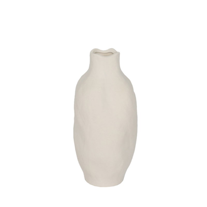 VILERA ΒΑΖΟ 16x16x32cm ΚΕΡΑΜΙΚΟ ΛΕΥΚΟ