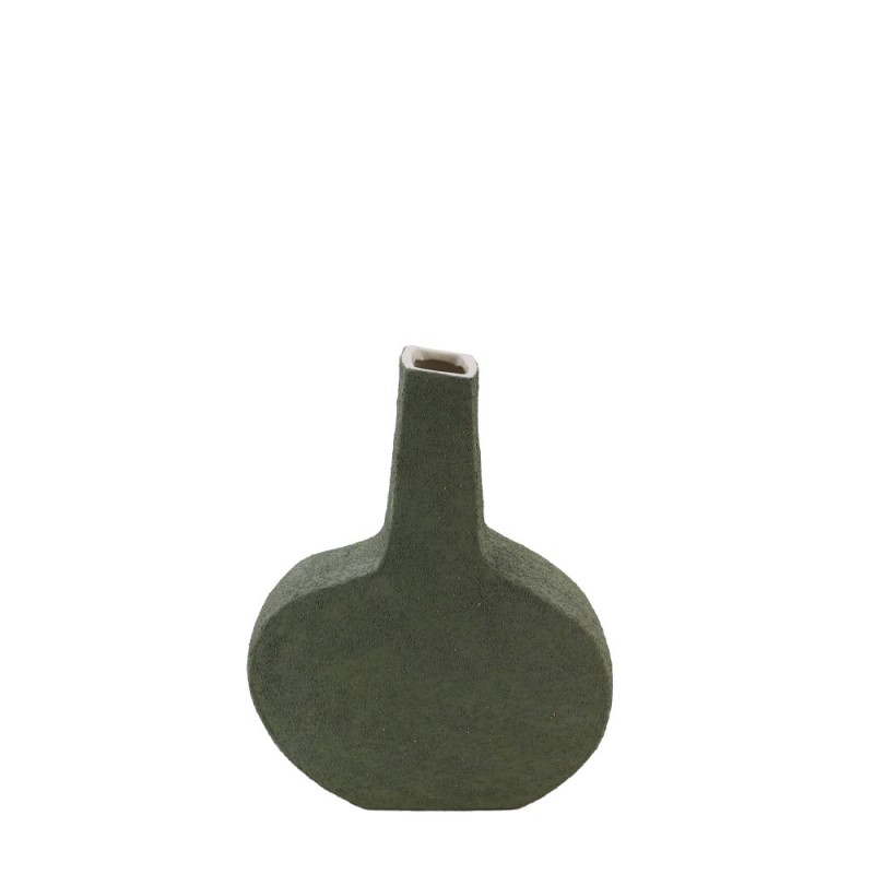 ELIXA ΒΑΖΟ 20x8x25cm ΚΕΡΑΜΙΚΟ ΠΡΑΣΙΝΟ