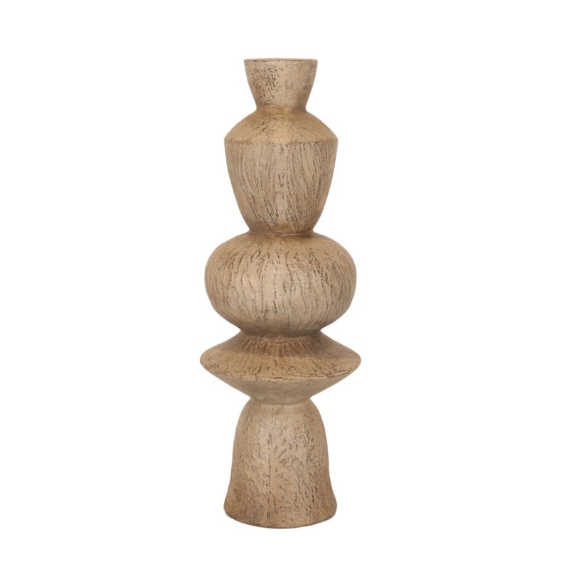 AEON ΒΑΖΟ 25.5x25.5x71cm MgO ΓΚΡΙ ΑΝΤΙΚΕ ΑΝΟΙΧΤΟ