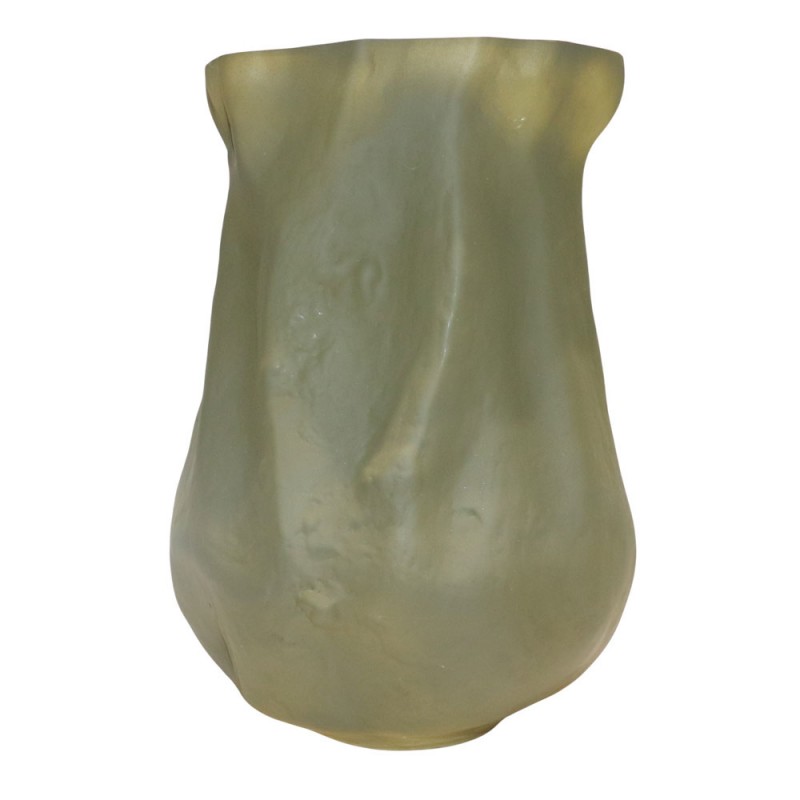 MIST ΒΑΖΟ 27x24x38cm ΓΥΑΛΙ ΠΡΑΣΙΝΟ