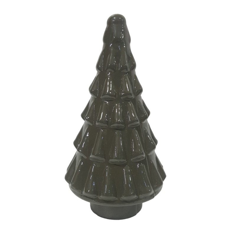 CRYSTAL ΧΡΙΣΤΟΥΓΕΝΝΙΑΤΙΚΟ ΔΙΑΚΟΣΜΗΤΙΚΟ ΔΕΝΤΡΟ 15x15x27cm ΓΥΑΛΙ ΠΡΑΣΙΝΟ