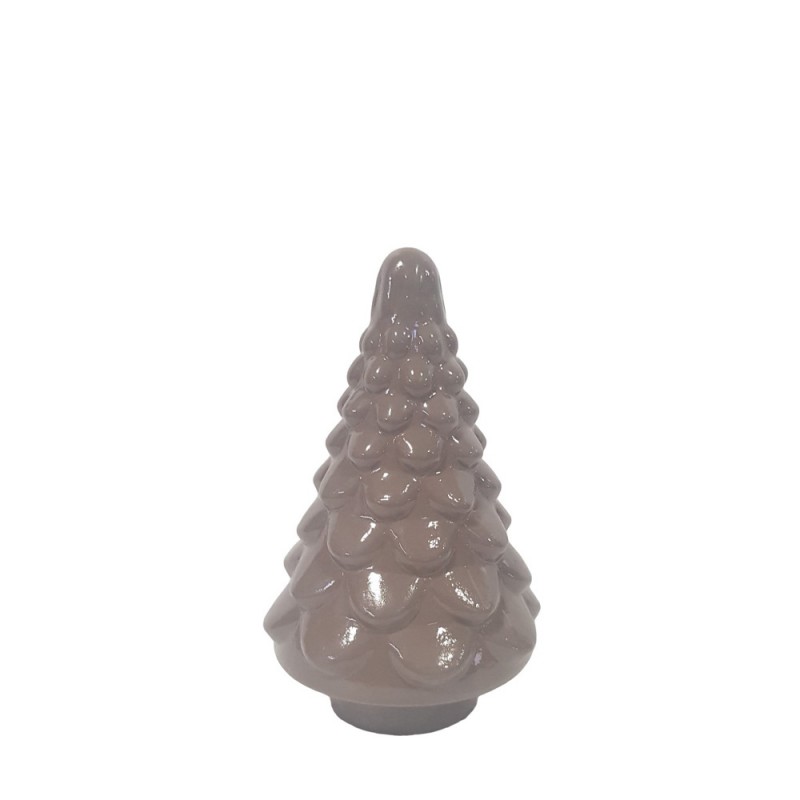 CRYSTAL ΧΡΙΣΤΟΥΓΕΝΝΙΑΤΙΚΟ ΔΙΑΚΟΣΜΗΤΙΚΟ ΔΕΝΤΡΟ 11x11x18cm ΓΥΑΛΙ ΣΑΠΙΟ ΜΗΛΟ