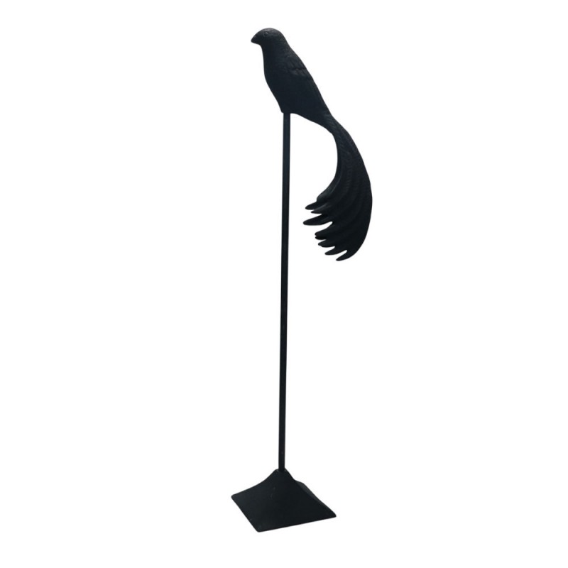 PRIDE ΔΙΑΚΟΣΜΗΤΙΚΟ ΠΟΥΛΙ 22x14x66.5cm ΑΛΟΥΜΙΝΙΟ ΜΑΥΡΟ ΜΑΤ