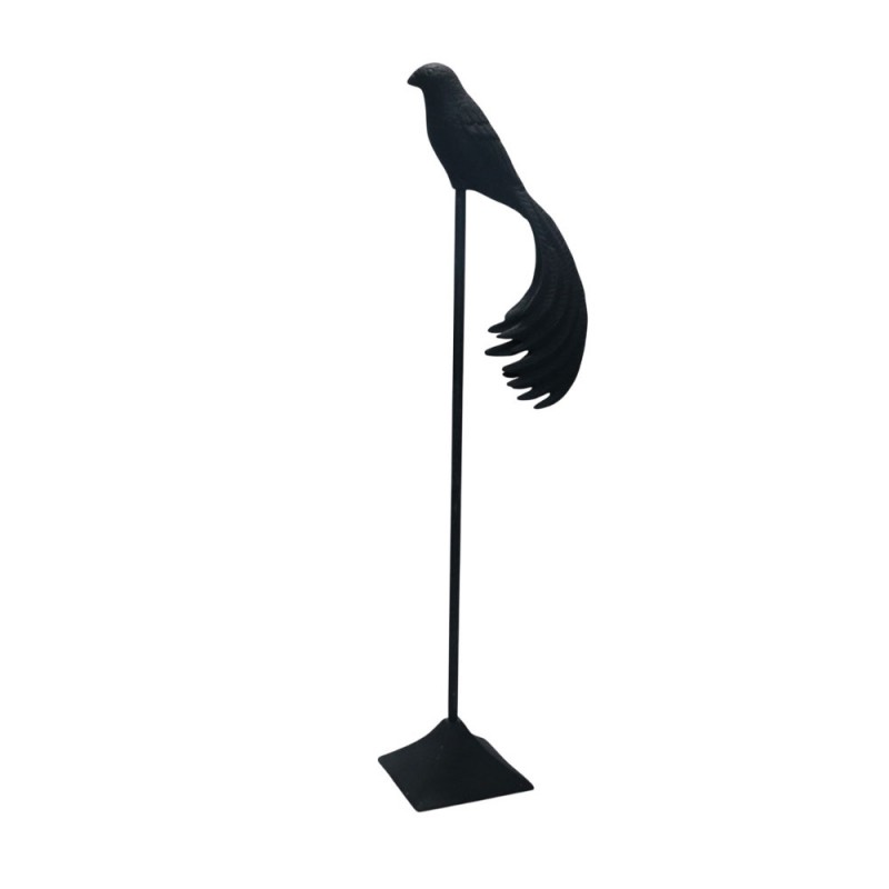 PRIDE ΔΙΑΚΟΣΜΗΤΙΚΟ ΠΟΥΛΙ 22x14x79cm ΑΛΟΥΜΙΝΙΟ ΜΑΥΡΟ ΜΑΤ