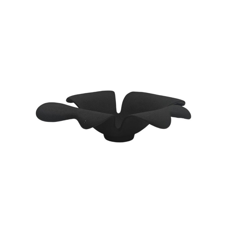 FLORA ΠΙΑΤΕΛΑ 32x29x10cm ΑΛΟΥΜΙΝΙΟ ΜΑΥΡΟ