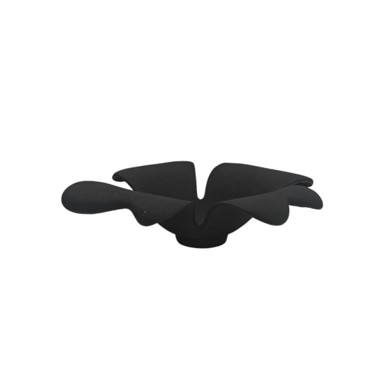 FLORA ΠΙΑΤΕΛΑ 38x36x11cm ΑΛΟΥΜΙΝΙΟ ΜΑΥΡΟ